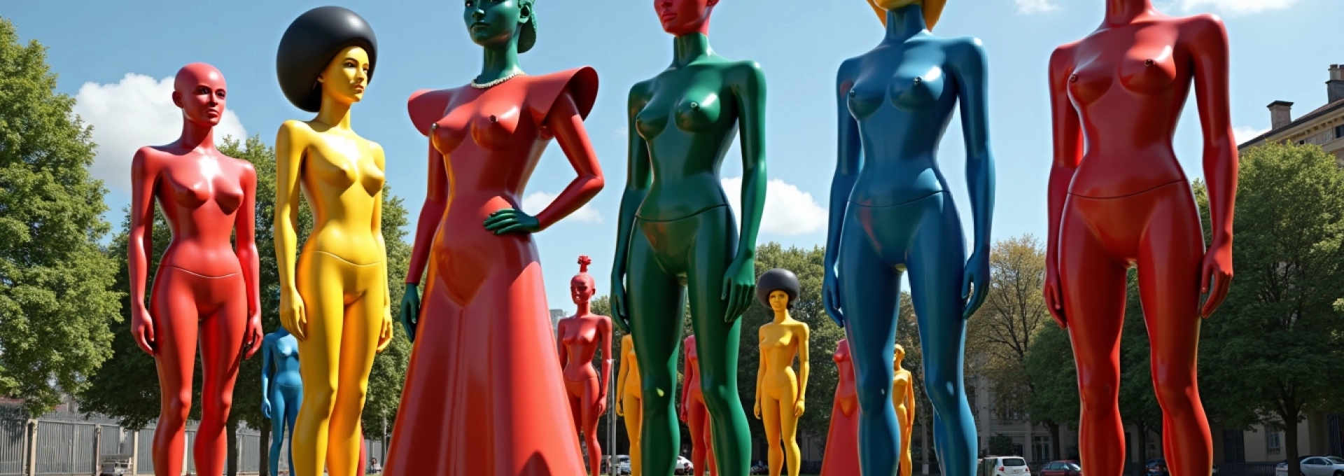 Sculpture les Nanas Niki de Saint Phalle - Hashenka